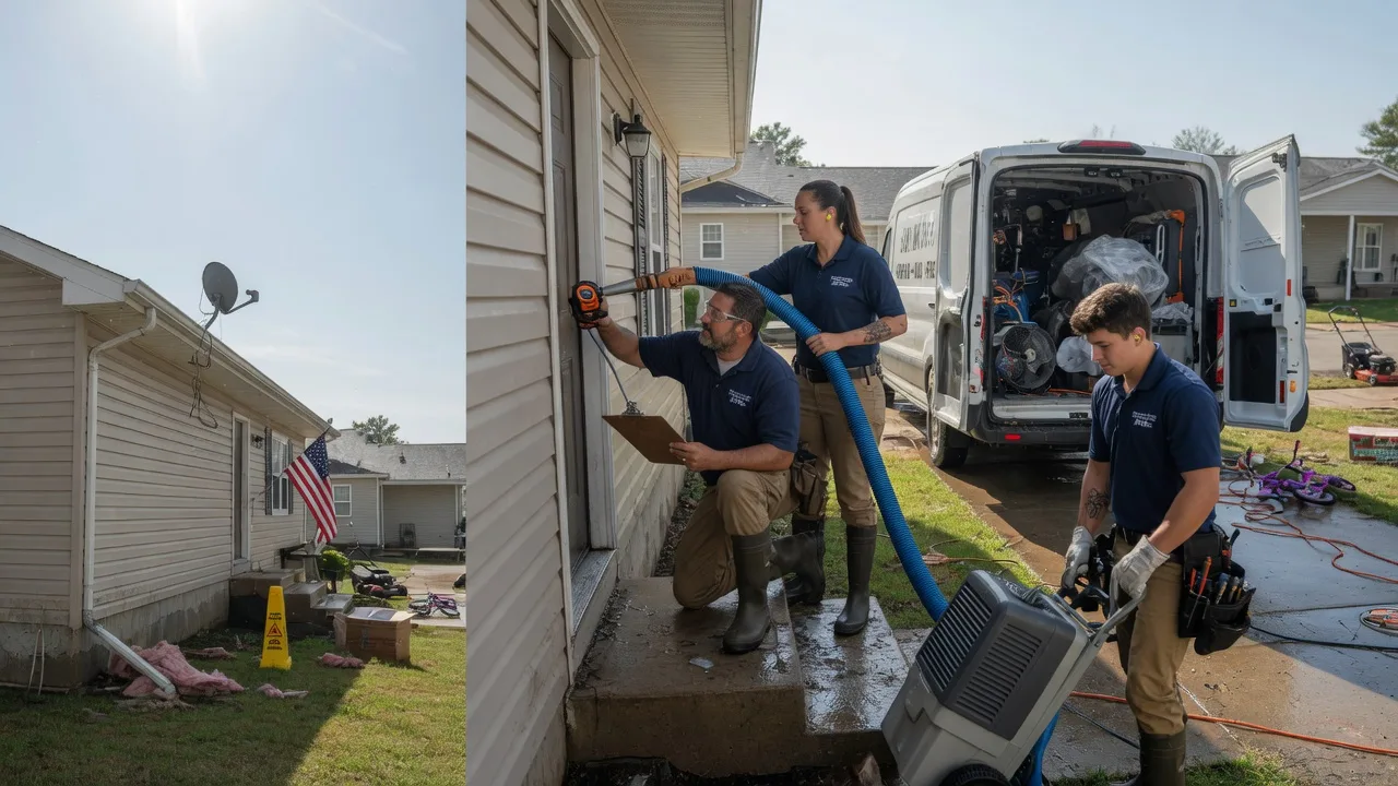 Ceiling Water Damage Restoration in West Columbia, WV near me
